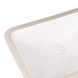 Умивальник врізний для ванної під стільницю 535мм x 370мм Q-TAP Stork білий прямокутна QT15116032W 5 з 7