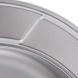 Мийка для кухні із нержавіючої сталі кругла HAIBA Satin 490x490x180мм матова 0.8мм із сифоном HB0534 2 з 3