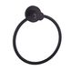Держатель-кольцо для полотенец GLOBUS LUX BS8407 160мм округлый из нержавеющей стали черный 000022212 2 из 4