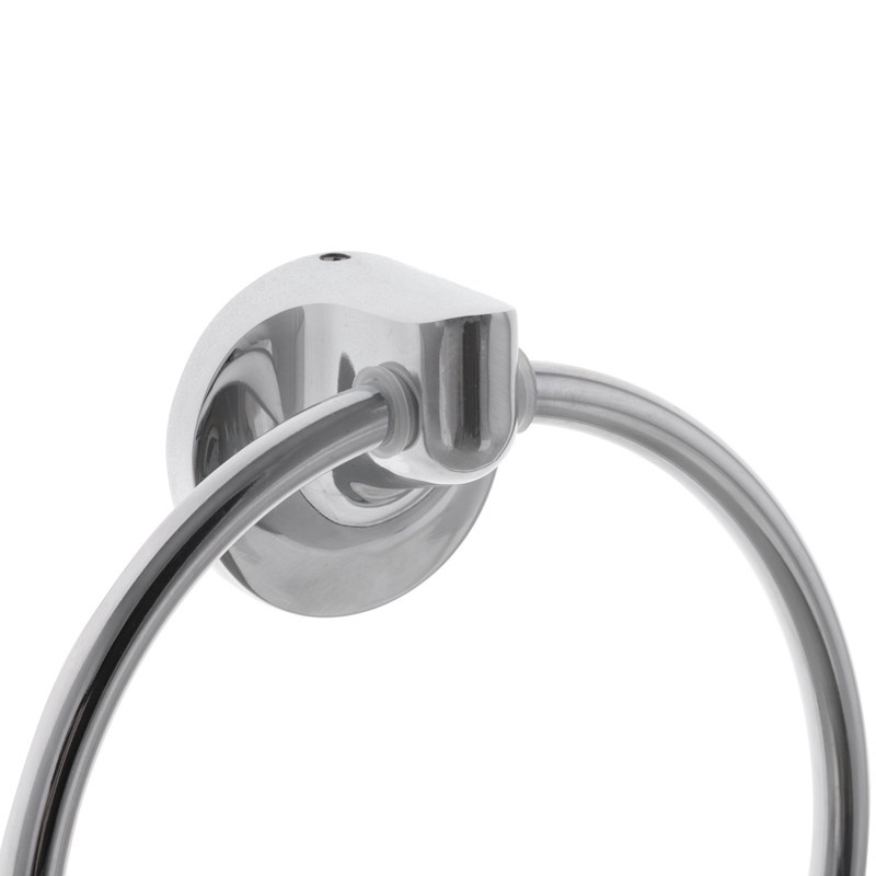 Держатель-кольцо для полотенец HAIBA HB1804 200мм округлый металлический хром HB0472