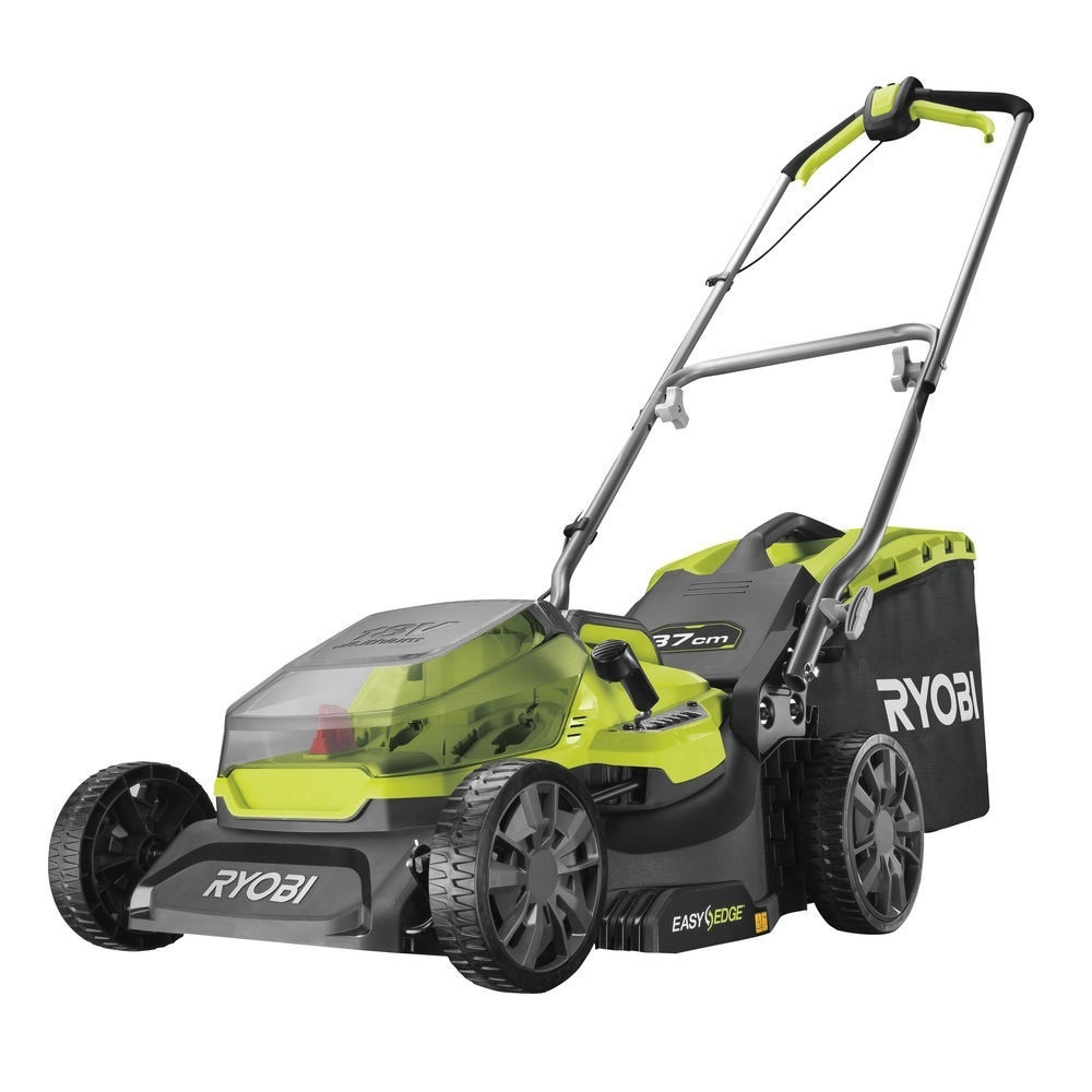 Газонокосарка акумуляторна Ryobi RY18LM37A-140 ONE+ 18В акб 1х4А·год 37см 45л 25-70см EasyEdge мульчування 16кг