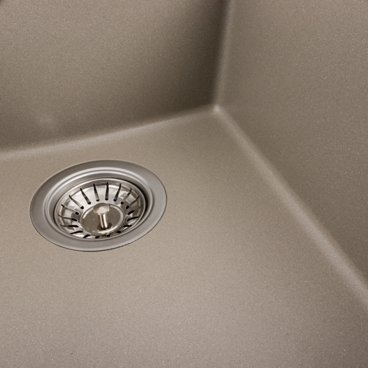 Мийка для кухні гранітна прямокутна PLATINUM 4150 SOKIL 500x410x220мм із сифоном бежева PLS-A39602