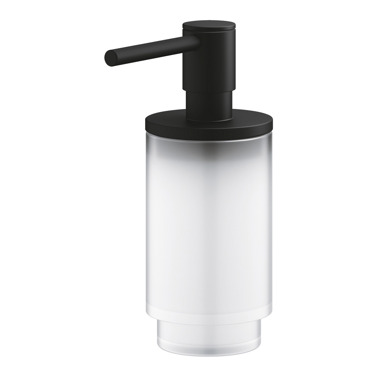 Дозатор для жидкого мыла GROHE Selection настольный на 200мл округлый стеклянный черный 41218KF0