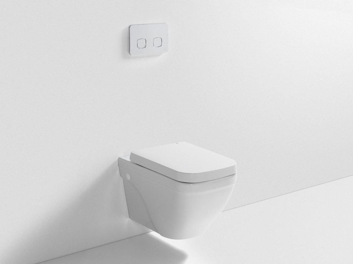 Кнопка слива для инсталляции NOKEN NK Concept Smart line пластиковая двойная глянцевая хром 100173670