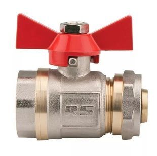 Кран шаровой обжимной WEG 3/4" вн-обжим 20мм PN10бар SQ-1001727