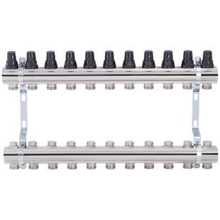 Колектор для системи опалення SANDI FORTE 11 контурів 1"/3/4" SF002W11