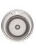 Мийка для кухні із нержавіючої сталі кругла KRONER KRP 490x490x180мм матова 0.8мм із сифоном CV022766 1 з 5