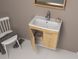 Набор мебели для ванны ROZZY JENORI FIRST коричневый (тумба, зеркало и умывальник с сифоном) RJ20600OK 7 из 12
