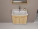 Набір меблів у ванну ROZZY JENORI FIRST коричневий (тумба, дзеркало та умивальник з сифоном) RJ20600OK 10 з 12
