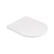 Унитаз-компакт напольный безободковый белый без бачка Q-TAP Swan сиденье микролифт выпуск в стену QT16223178W 8 из 12