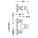 Cмеситель душевой одноручный TRES CANIGÓ-TRES хром латунь с душевым набором 21716701 2 из 3