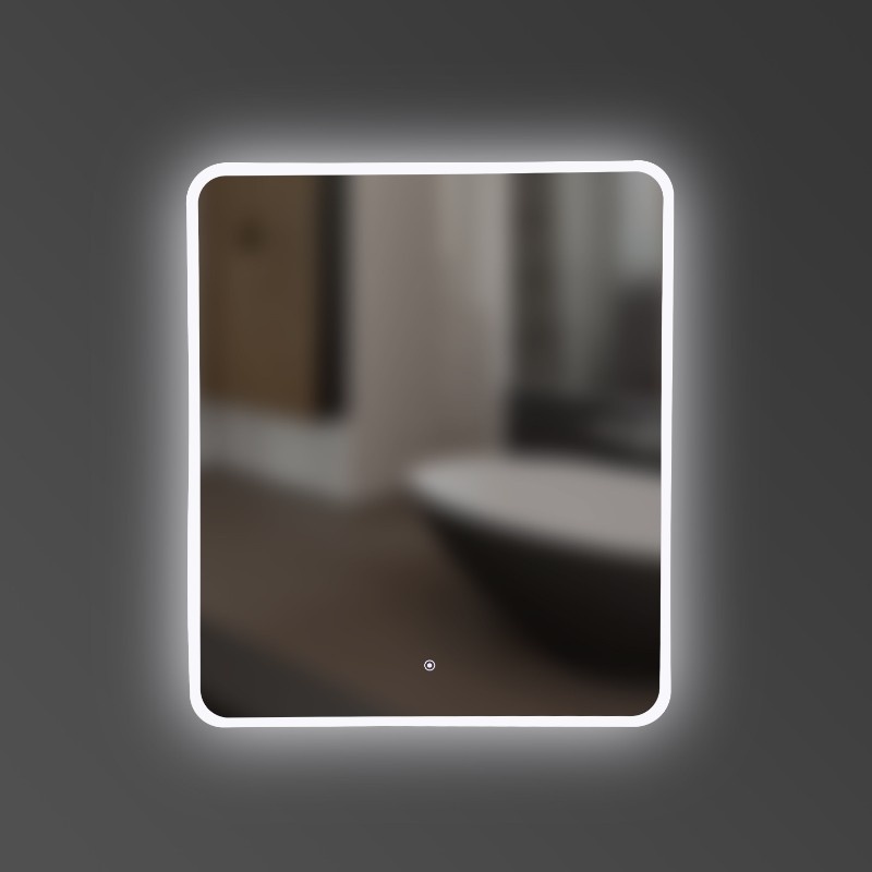 Дзеркало у ванну DEVIT Acqua 70x60см із підсвіткою сенсорне увімкнення прямокутне 5257361