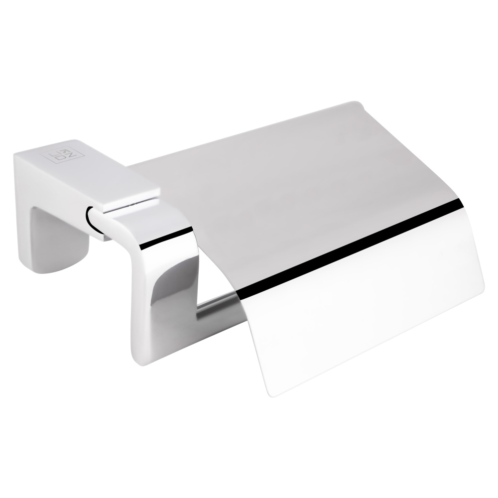 Держатель туалетной бумаги с крышкой LIDZ 03.01 хром металл LIDZCRM1230301