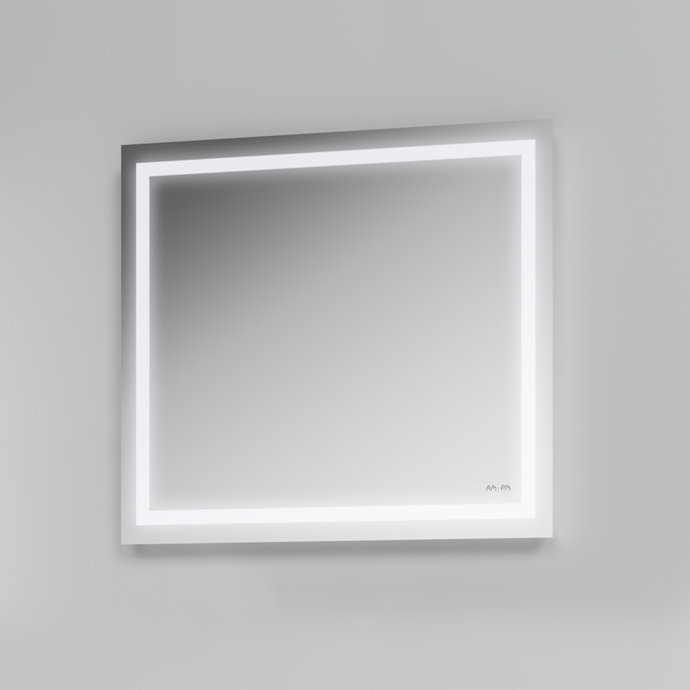 Зеркало прямоугольное в ванную AM.PM GEM 70x80см c подсветкой прямоугольное M91AMOX0801WG38