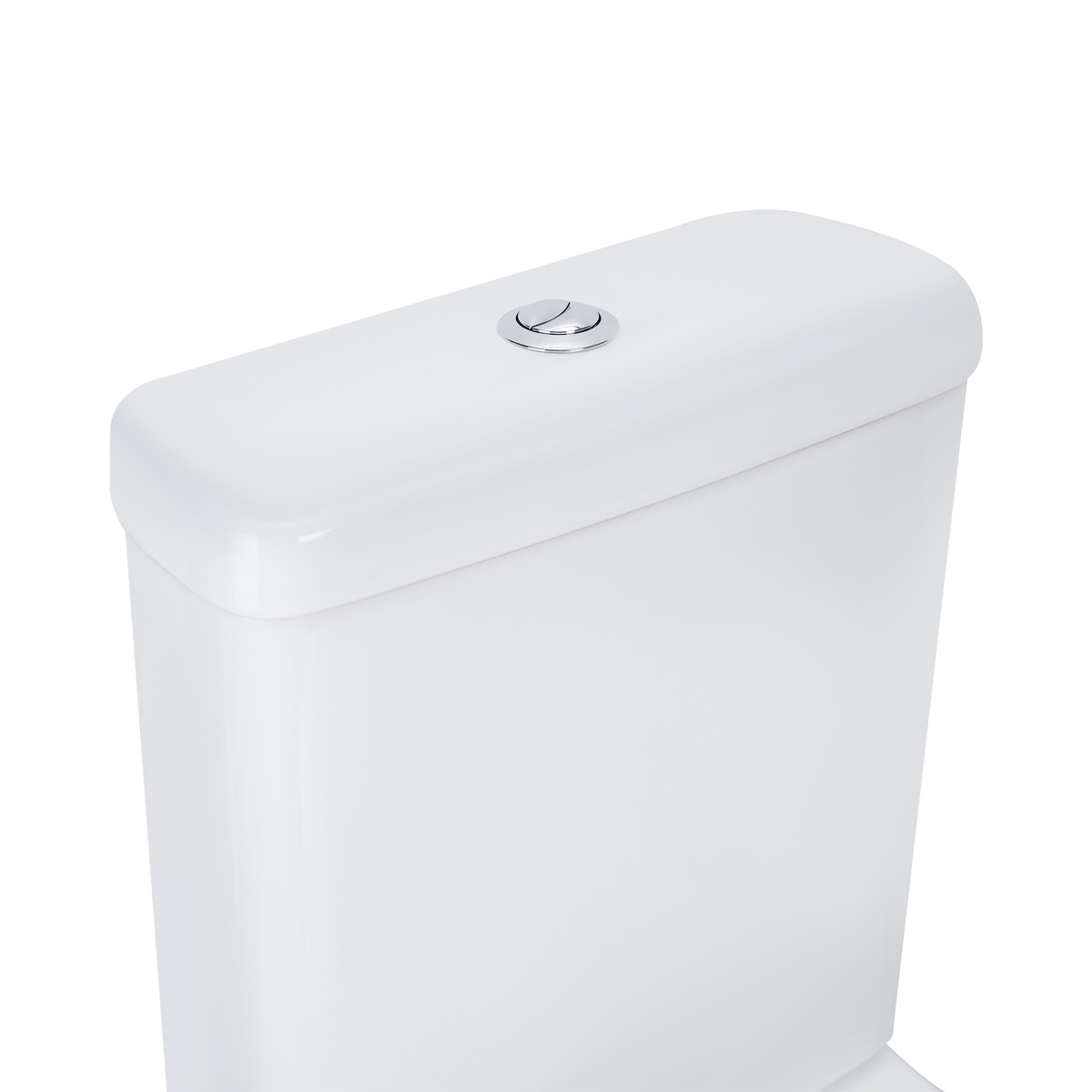 Унитаз-компакт напольный безободковый белый Q-TAP Cardinal сиденье микролифт выпуск в стену QT0422C666PW