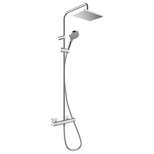 Душова система із термостатом HANSGROHE Vernis Shape із верхнім душем латунь хром 26286000