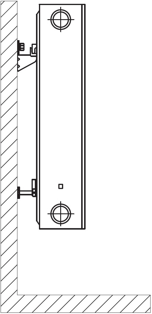 Стальной панельный радиатор отопления QUEEN THERM 500x1000 мм боковое подключение класс 22 000021734