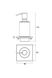 Дозатор для жидкого мыла EMCO Liaison 1821 001 05 настольный на 250мл прямоугольный металлический хром 2 из 2