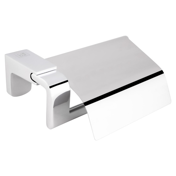 Держатель туалетной бумаги с крышкой LIDZ 03.01 хром металл LIDZCRM1230301