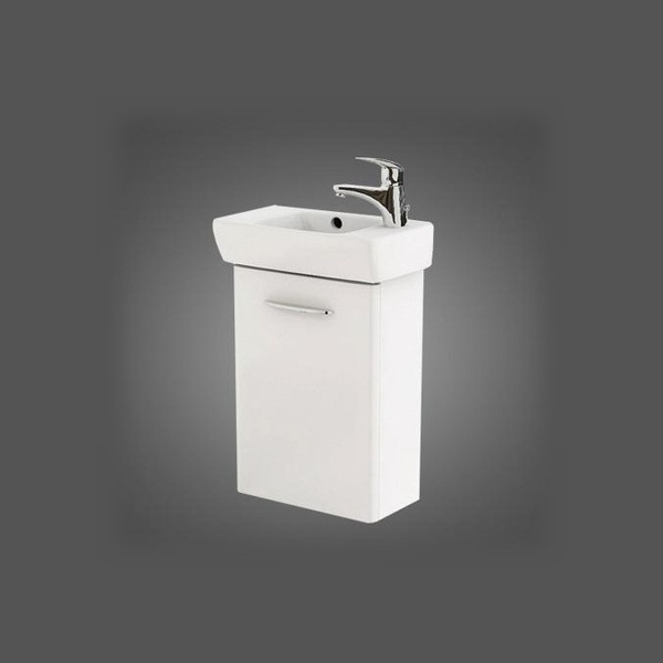 Тумбочка із умивальником для ванної KOLO NOVA PRO 45x64.9x25см підвісна білий M39003000