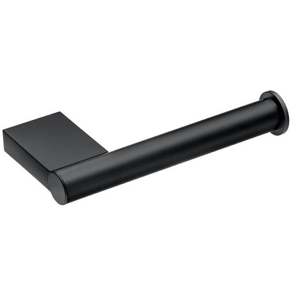 Тримач для туалетного паперу COSMIC Black&White округлий металевий чорний 2513658