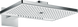 Верхній душ із кронштейном HANSGROHE RAINMAKER SELECT 466x300мм латунний білий 24007400 1 з 6