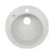 Кухонная мойка из искусственного камня круглая LIDZ 510мм x 510мм серый без сифона LIDZSTO10D510200 1 из 4