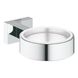 Тримач універсальний у ванну GROHE Essentials Cube 40508001 металевий хром 1 з 4