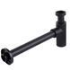 Сифон для умывальника GLOBUS LUX GSB-32-125-BB колбовый латунь впуск 1 1/4" выпуск горизонтальный черный 000027619 5 из 7
