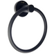 Держатель-кольцо для полотенец FRAP F30204 167мм округлый из нержавеющей стали черный 1 из 4