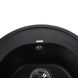 Мийка на кухню керамічна кругла GLOBUS LUX MARTIN 510мм x 510мм чорний без сифону 000021074 3 з 4