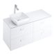 Столешница под умивальник в ванную RAVAK Comfort МДФ 120x46см белый X000001381 4 из 8