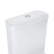 Унитаз-компакт напольный безободковый белый Q-TAP Cardinal сиденье микролифт выпуск в стену QT0422C666PW 6 из 15