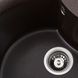Мийка для кухні гранітна кругла PLATINUM 480 TURAS 480x480x220мм без сифону коричнева PLS-A25050 5 з 5