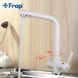 Cмеситель для кухни с краном для фильтрованной воды FRAP белый латунь F4352-8 2 из 7