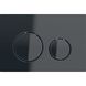 Кнопка зливу для інсталяції GEBERIT Sigma21 скляна подвійна глянцева чорна 115.651.SJ.1 1 з 2