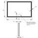 Зеркало в ванную Q-TAP Mideya 70x80см c подсветкой сенсорное включение антизапотевание прямоугольное QT2078NCF8070W 2 из 4