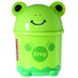 Ведро для мусора на 3.2л круглое MVM Frog с крышкой 270x185x185мм пластиковое зеленое BIN-07 3,2L GREEN 1 из 6