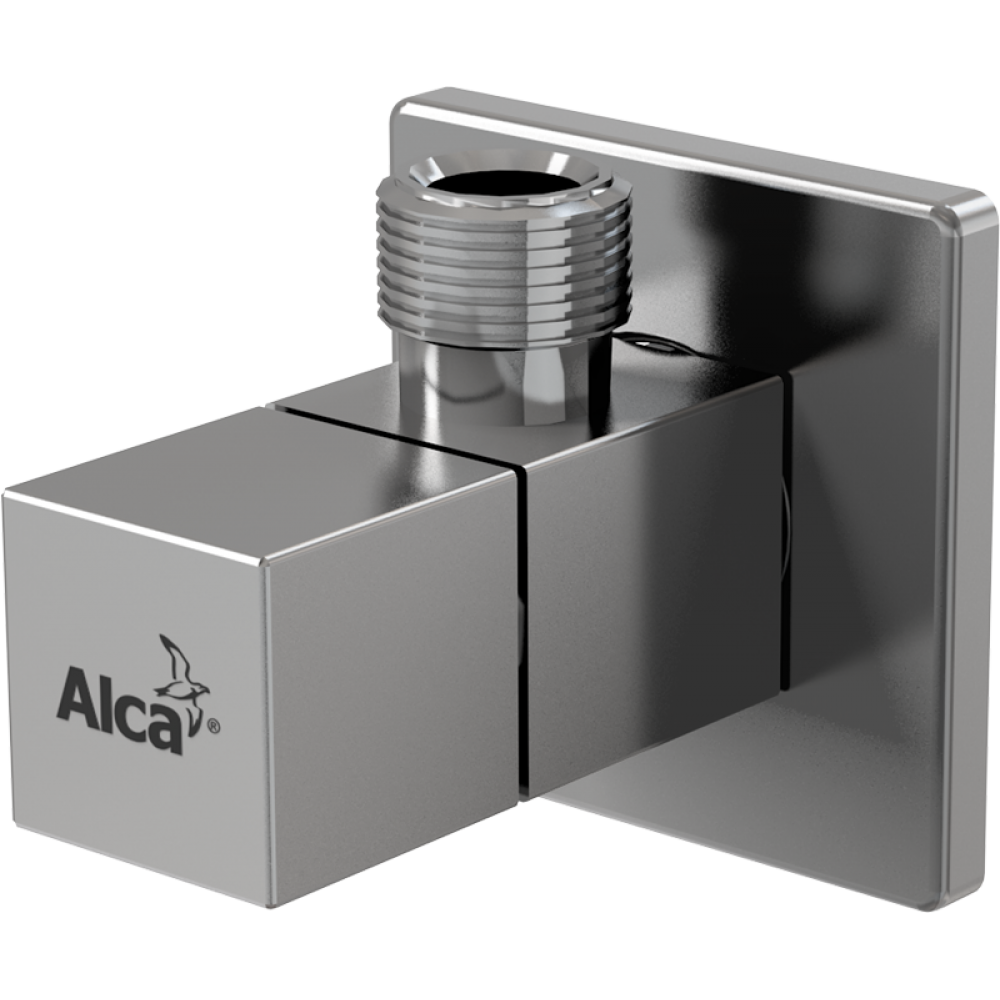 Вентиль запірний побутовий ALCAPLAST кутовий 1/2"x3/8" зв-зв ARV002