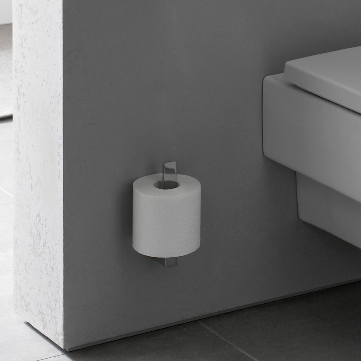 Держатель запасного рулона туалетной бумаги EMCO Loft прямоугольный металлический хром 050500101