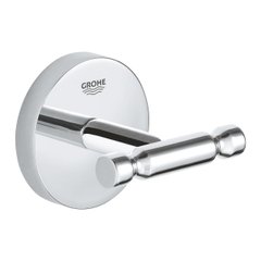 Гачок настінний подвійний GROHE Start Cosmopolitan 41168000 округлий металевий хром CV031778