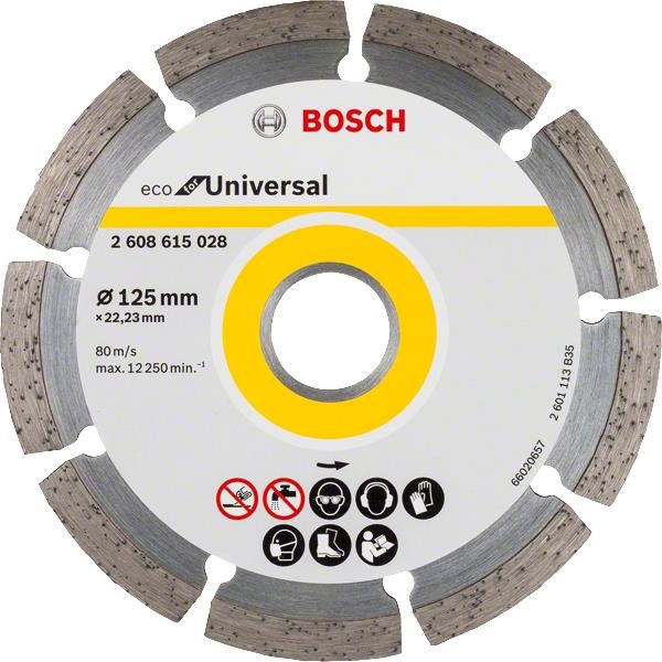 Диск алмазный Bosch Eco Универсальный 125х22.23мм