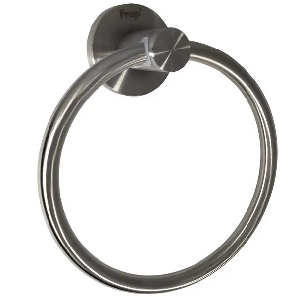 Держатель-кольцо для полотенец FRAP F30104 167мм округлый из нержавеющей стали сатин