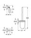 Набір аксесуарів для ванної GROHE QuickFix Start округлий металевий хром 41204000 2 з 6