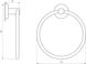 Держатель-кольцо для полотенец PERFECT SANITARY APPLIANCES SP 8113 000004564 170мм округлый металлический хром 3 из 3