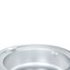 Мийка для кухні із нержавіючої сталі кругла LIDZ 510x510x160мм мікротекстура 0.6мм із сифоном LIDZ510D06MD160 6 з 7