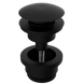 Донный клапан Click-Clack для раковины GRB Hydro 63мм без перелива металл 1 1/4" матовый черный 05055012 1 из 2