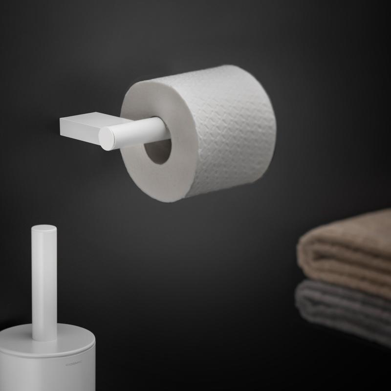 Тримач для туалетного паперу COSMIC Logic 2516558 прямокутный металевий білий