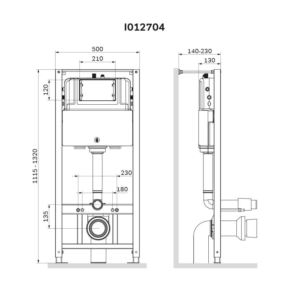 Система інсталяції для туалету AM.PM Pro I012704
