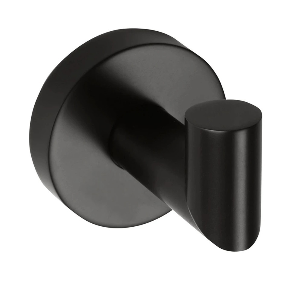 Крючок настенный одинарный BEMETA Dark округлый металлический черный 104206020